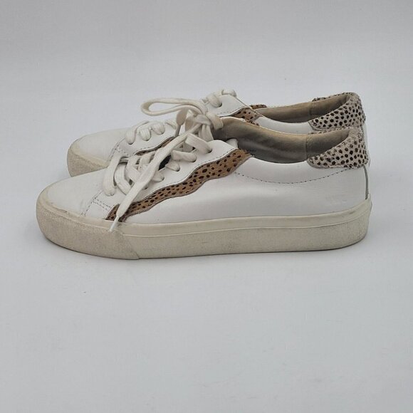 Madewell MD775 Sidewalk Low-Top Sneakers Leather Calf Hair: Wave Edition Size 6M - Picture 2 of 12